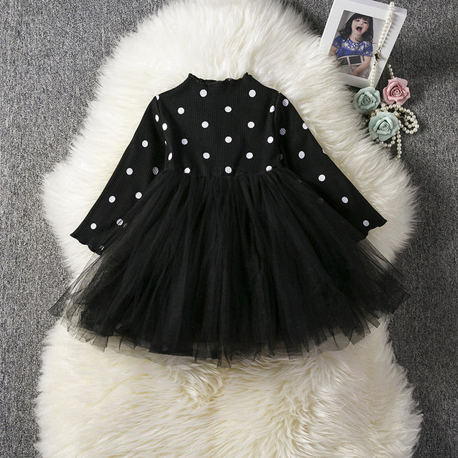 Baby Girls Spring Winter Long Sleeve Tutu Lace Dresses Infantil Newborn 1st Birthday Party Clothes Christening Gown Casual Wear - 𝓢𝓱𝓸𝓹𝓵𝓮𝓬𝔂