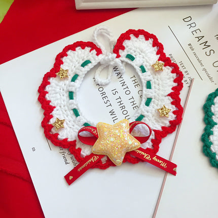 Wool Pet Collar Hand Woven Collar Christmas Pet Accessories - 𝓢𝓱𝓸𝓹𝓵𝓮𝓬𝔂