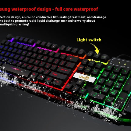 Industry gaming keyboard glowing usb cable gaming keyboard - 𝓢𝓱𝓸𝓹𝓵𝓮𝓬𝔂