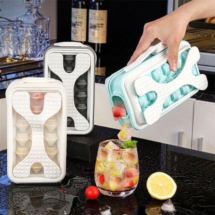 2in1 Portable Silicone Ice Ball Mold Ice Maker Water Bottle Ice Cube Mould Bottle Creative Ice Ball Diamond Curling Summer Kitchen Gadgets - 𝓢𝓱𝓸𝓹𝓵𝓮𝓬𝔂