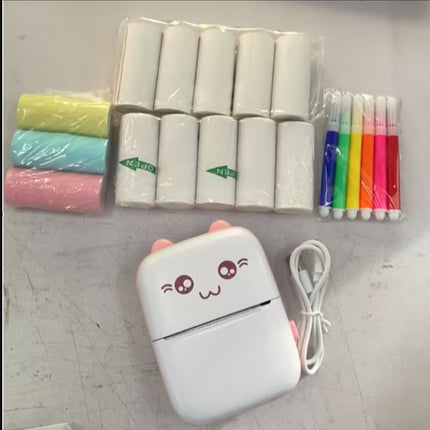 Mini Printer Portable Mini Bluetooth WiFi New Wrong Printer Mobile Phone Photo Title Note Hot Print Pocket Student Error Label Printer - 𝓢𝓱𝓸𝓹𝓵𝓮𝓬𝔂