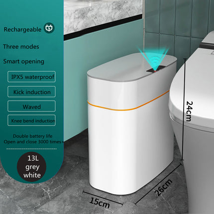 Smart Trash Can With Lid For Bedroom And Living Room Kitchen Storage Box Trash Can Induction Small Car Box Automatic Smart Dustbin Smart Trash Bin - 𝓢𝓱𝓸𝓹𝓵𝓮𝓬𝔂