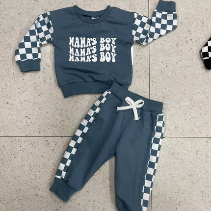 Children Plaid Printed Long-sleeve Sweater Set - 𝓢𝓱𝓸𝓹𝓵𝓮𝓬𝔂