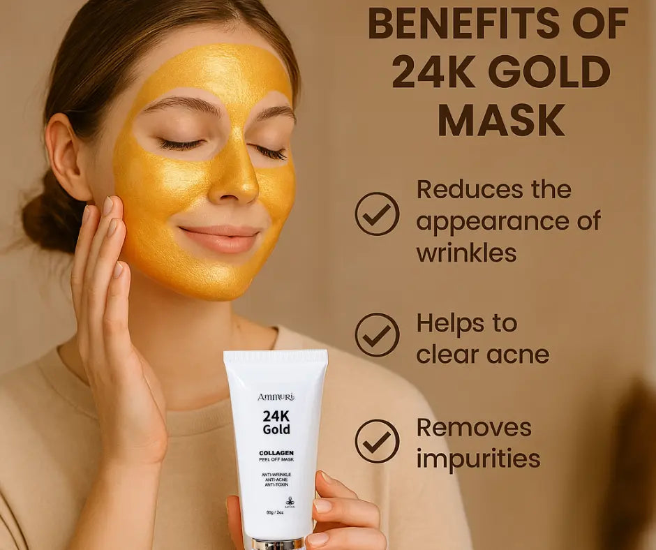 24K Gold Peel-Off Face Mask 60ml | Ammuri