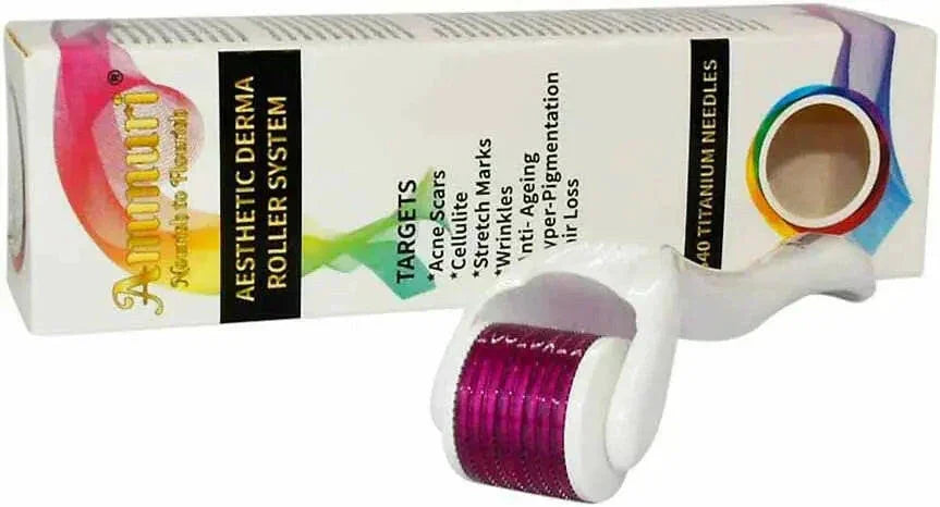 Titanium Derma Roller – 0.2mm, 0.25mm & 0.5mm Options | Ammuri