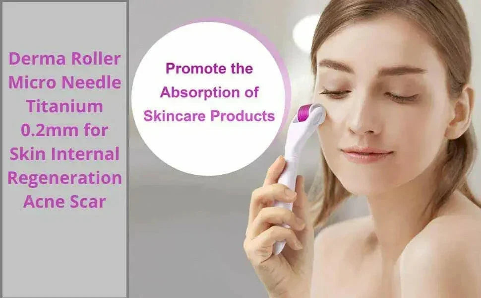 Titanium Derma Roller – 0.2mm, 0.25mm & 0.5mm Options | Ammuri