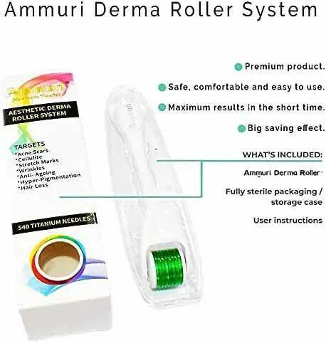 Titanium Derma Roller – 0.2mm, 0.25mm & 0.5mm Options | Ammuri