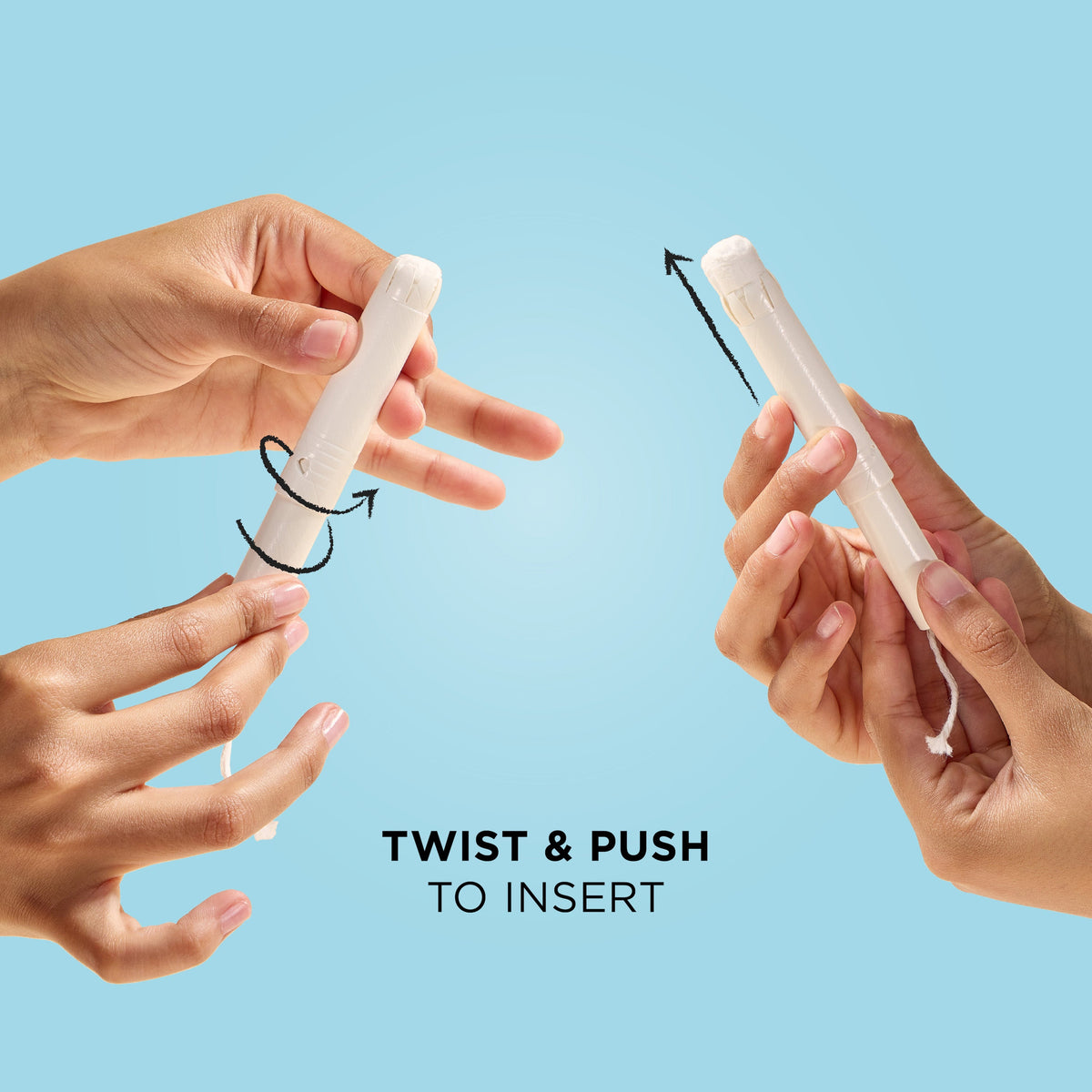 Applicator Tampons Display Box