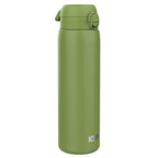 Leak Proof 1 Litre Water Bottle, Stainless Steel, Khaki Green, 1L