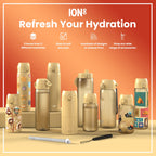 Leak Proof 1 Litre Water Bottle, Stainless Steel, Desert, 1L