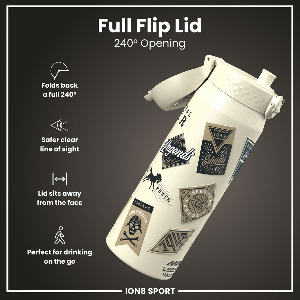MotoGP x ION8 Insulated Steel Water Bottle, MotoGP Classic Legends, 750ml (24oz)