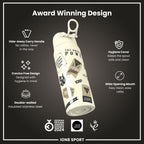 MotoGP x ION8 Insulated Steel Water Bottle, MotoGP Classic Legends, 750ml (24oz)