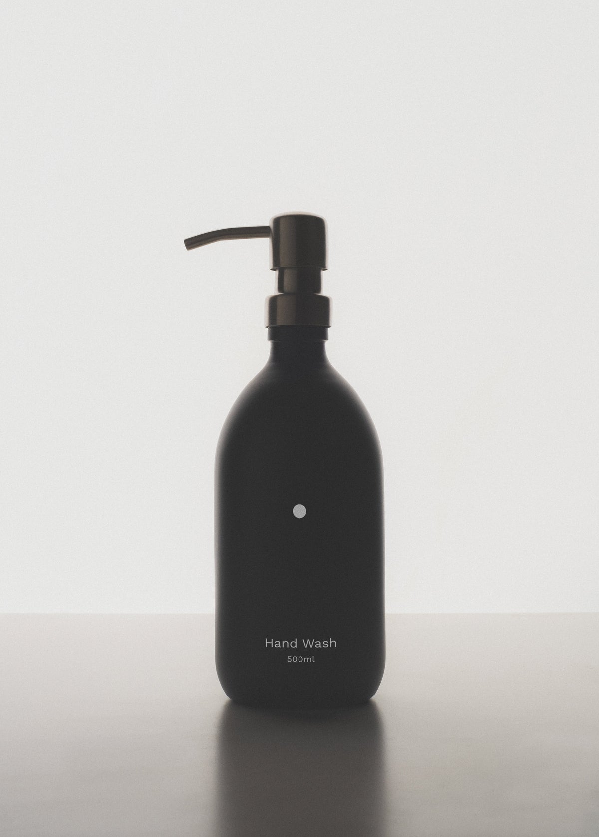 Minimal Black Soap Dispenser