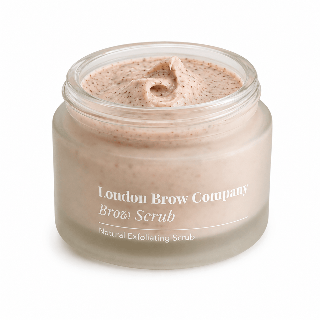 Exfoliating Brow Scrub – Natural Pre-Treatment for Henna & Tint