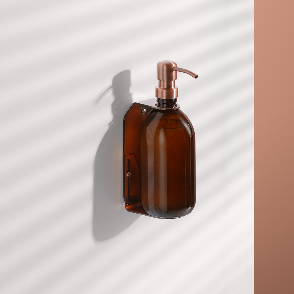 Copper Single Wall Mounted Soap Dispenser