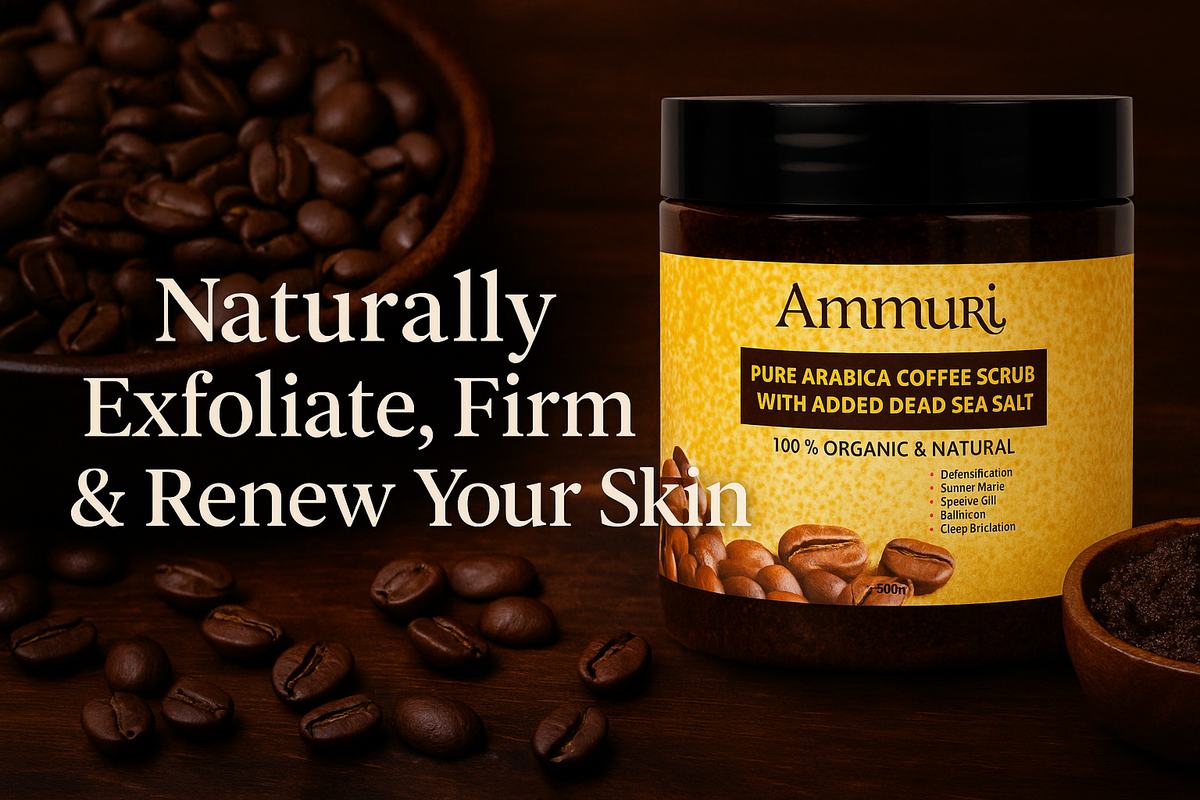 Arabica Coffee Scrub Face Mask for Exfoliation & Glow | Ammuri