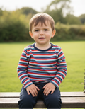 Cara Stripe Cotton Kids Top