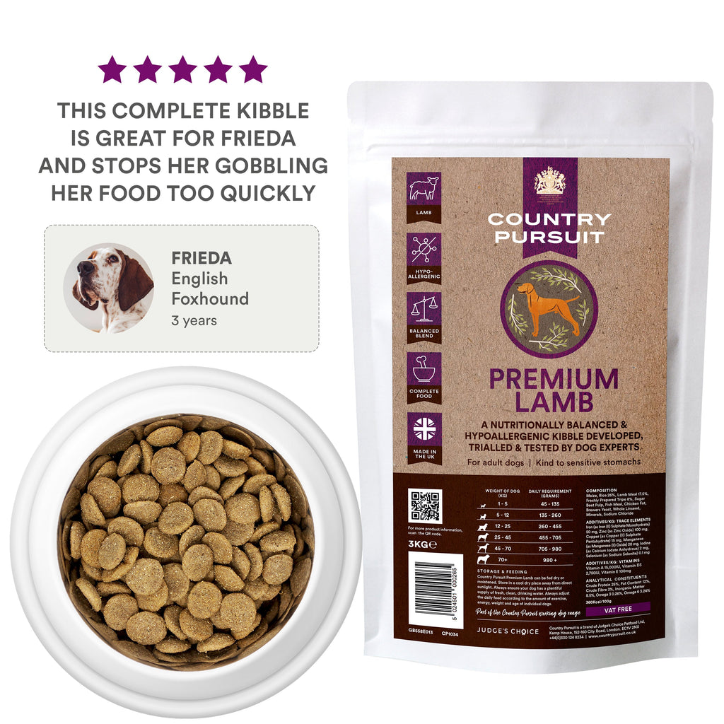 Country Pursuit Lamb, Rice & Tripe 15kg - Premium Range