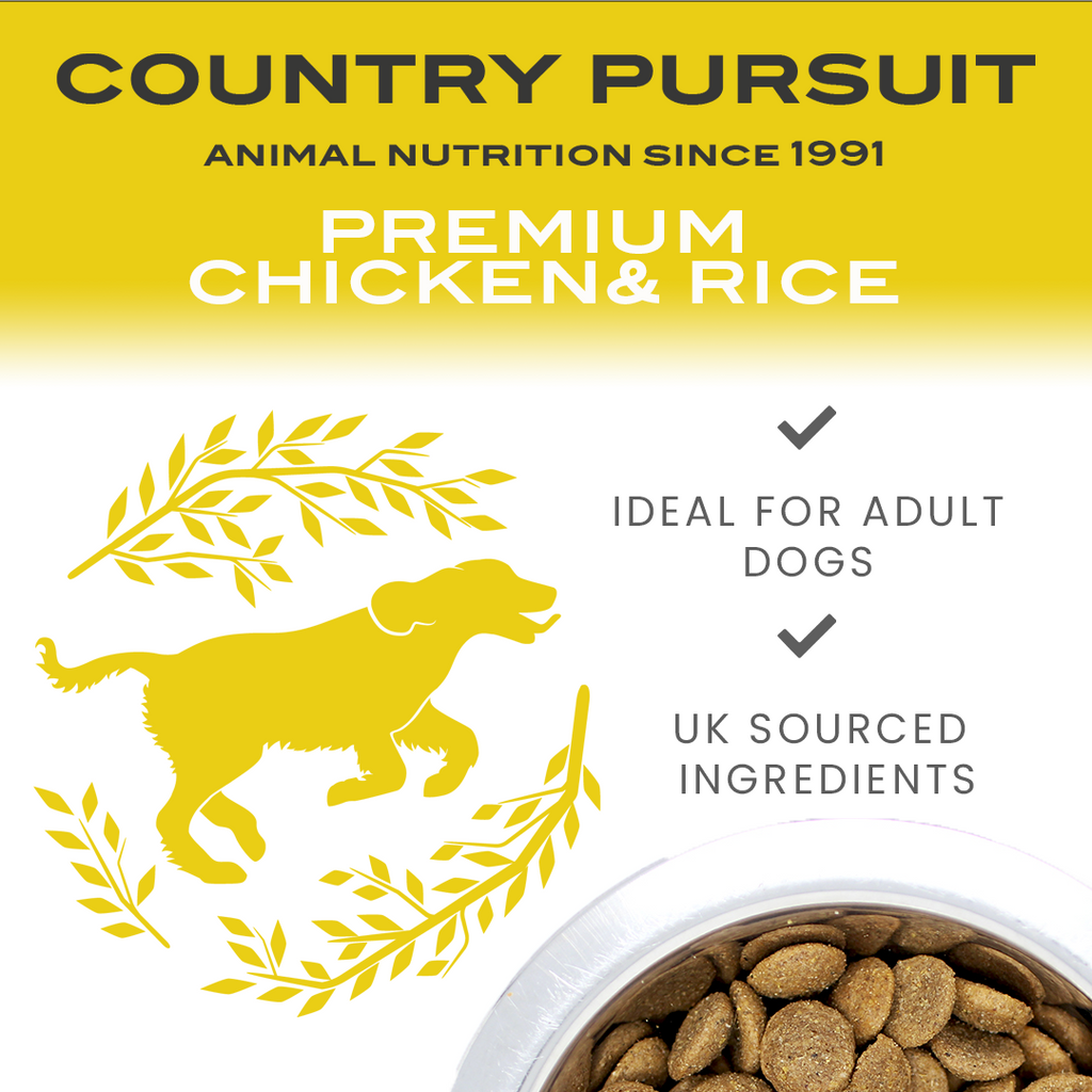 Country Pursuit Chicken & Rice Adult Dry Dog Food 15kg - Premium Range