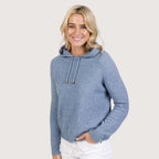 Women’s Possum Merino & Silk Cropped Hoodie