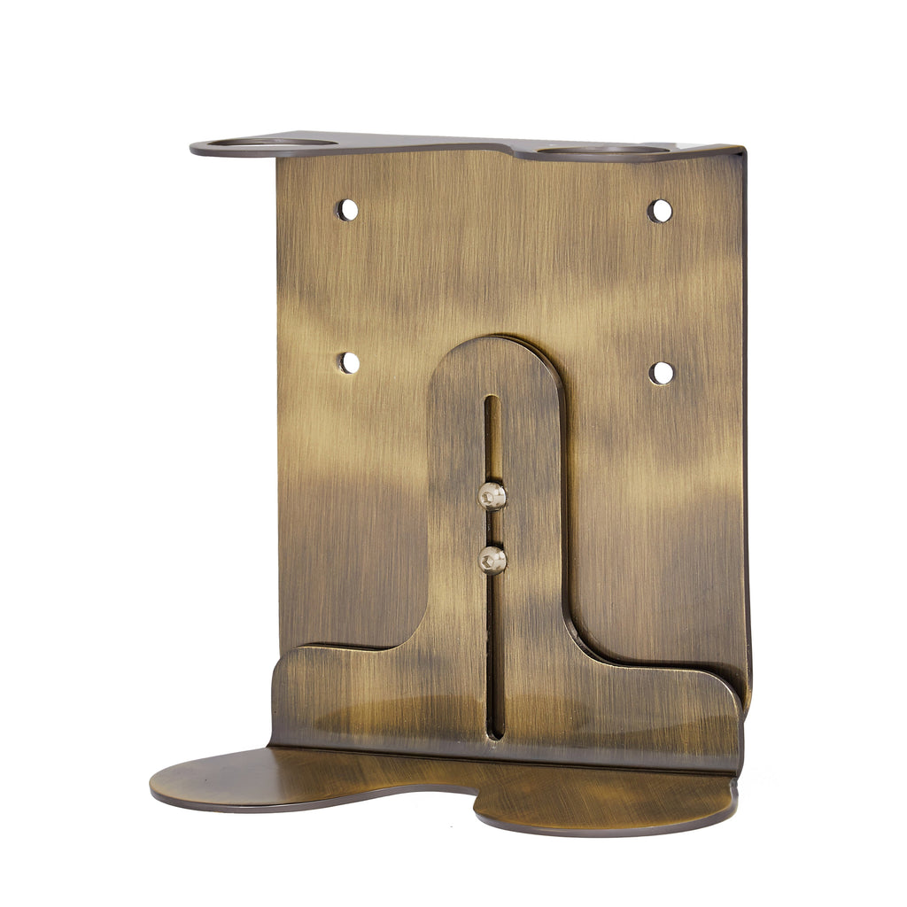 Gold Double Soap Bottle Holder
