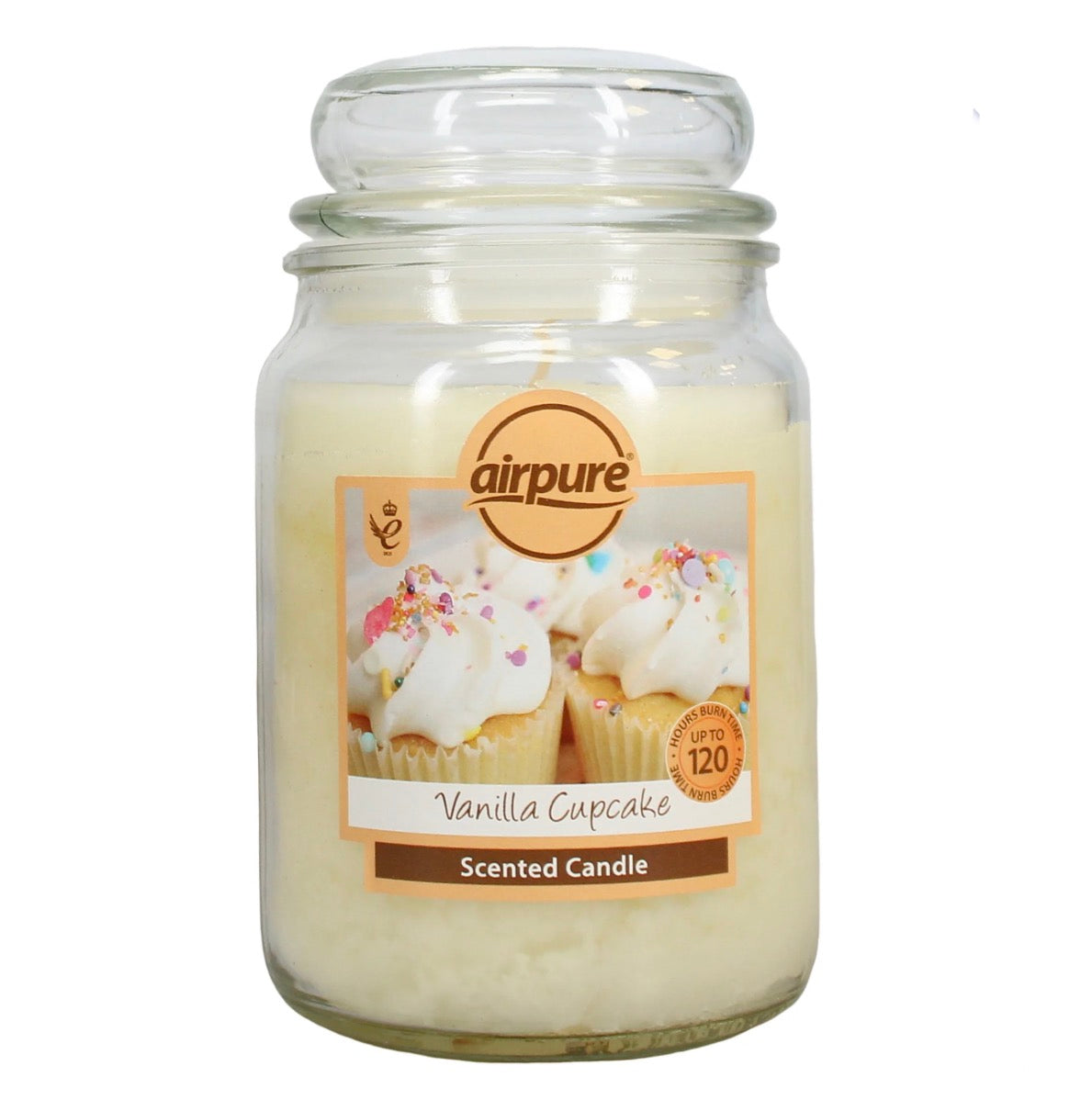 Airpure 510g jar candle - vanilla cupcake