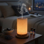Aetheo Tranquil Sleep Gift Set — Fabric Diffuser and 2 Essential Oils