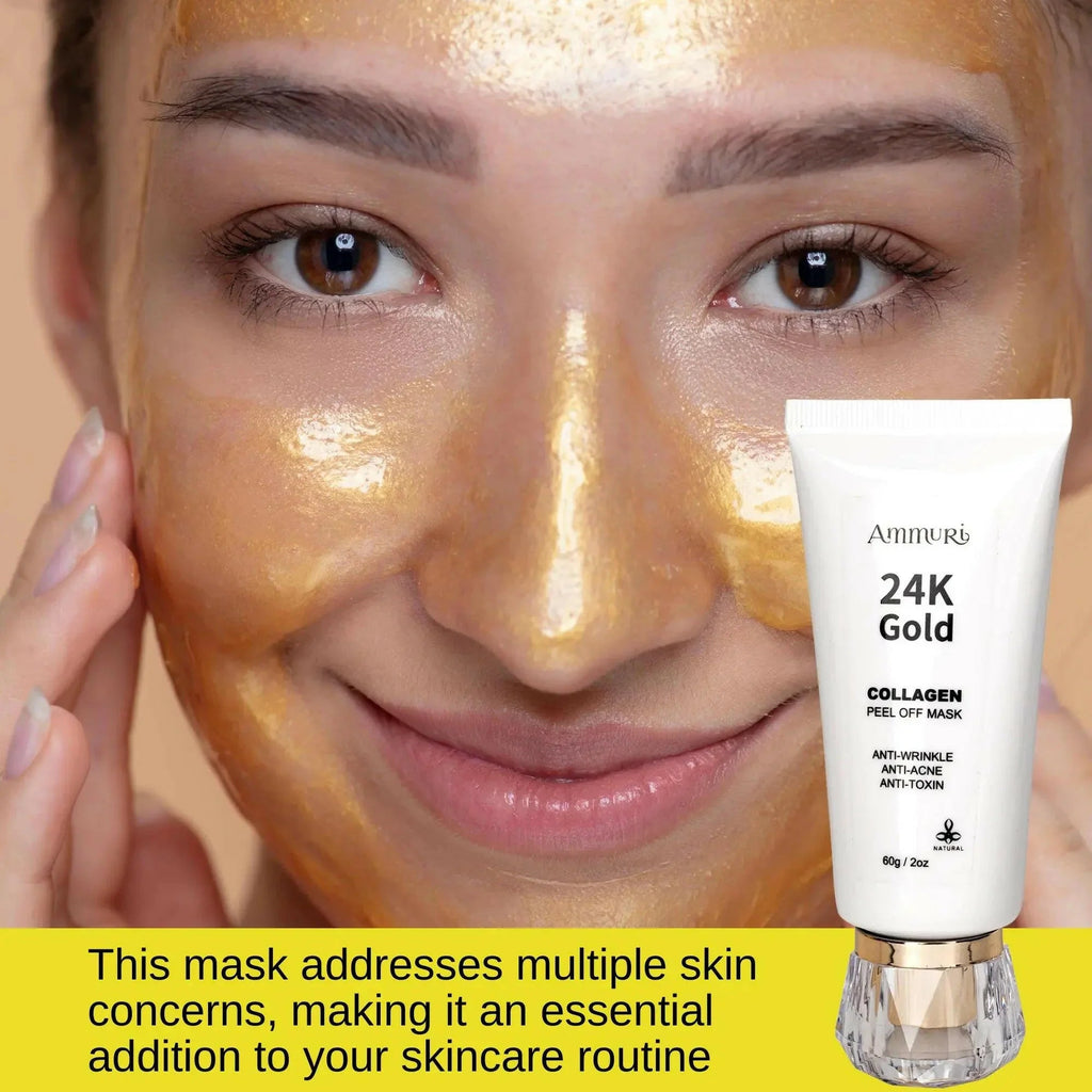 24K Gold Peel-Off Face Mask 60ml | Ammuri