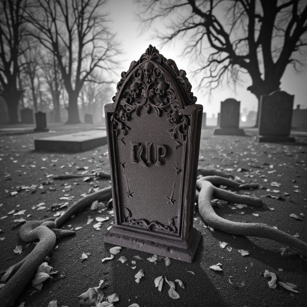 Scary Halloween Tombstone Decoration – Detailed PLA Grave Ornament