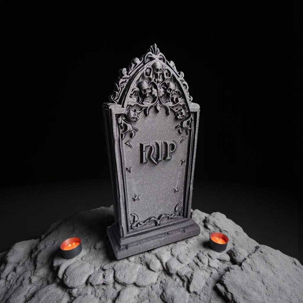 Scary Halloween Tombstone Decoration – Detailed PLA Grave Ornament