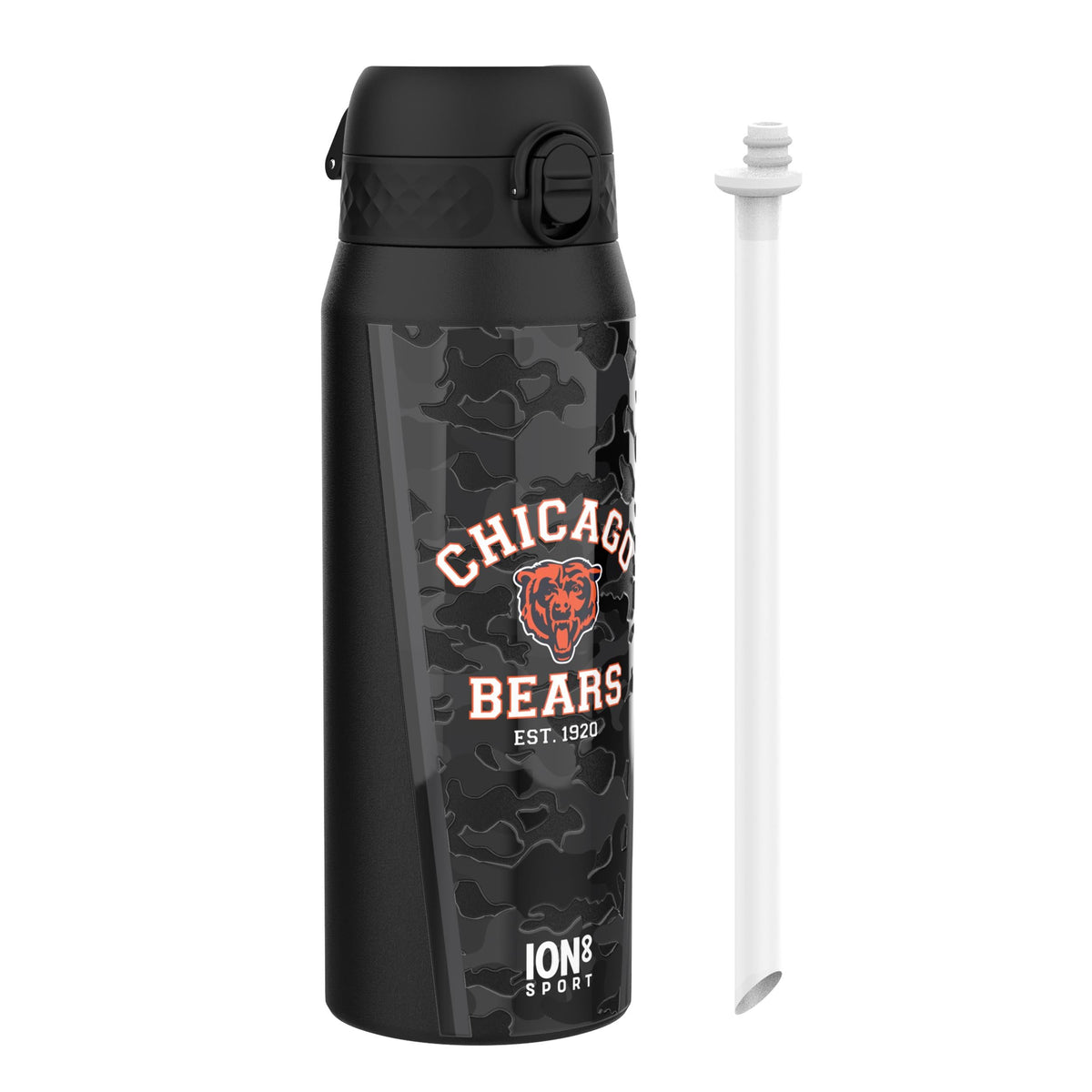 NFL x ION8 Insulated Steel Water Bottle, NFL Bears, 750ml (24oz)