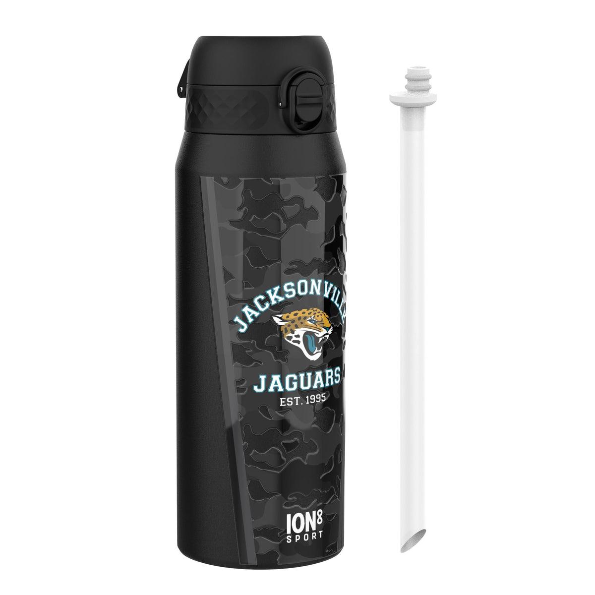 NFL x ION8 Insulated Steel Water Bottle, NFL Jaguars, 750ml (24oz)