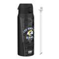 NFL x ION8 Insulated Steel Water Bottle, NFL Rams, 750ml (24oz)