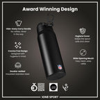 NFL x ION8 Insulated Steel Water Bottle, NFL Dolphins, 750ml (24oz)