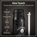 NFL x ION8 Insulated Steel Water Bottle, NFL Steelers, 750ml (24oz)