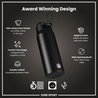NFL x ION8 Insulated Steel Water Bottle, NFL Steelers, 750ml (24oz)