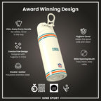 NFL x ION8 Insulated Steel Water Bottle, NFL Dolphins, 750ml (24oz)