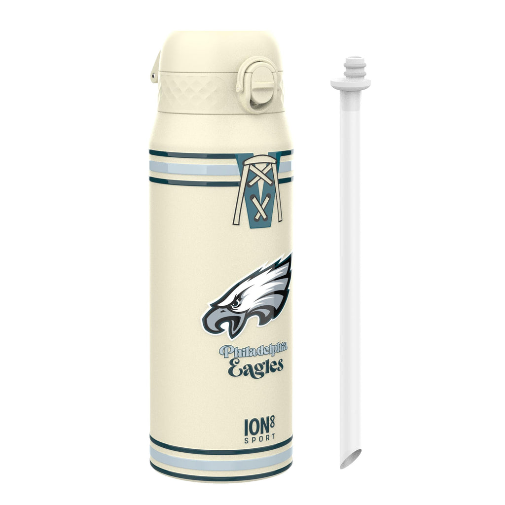 NFL x ION8 Insulated Steel Water Bottle, NFL Eagles, 750ml (24oz)