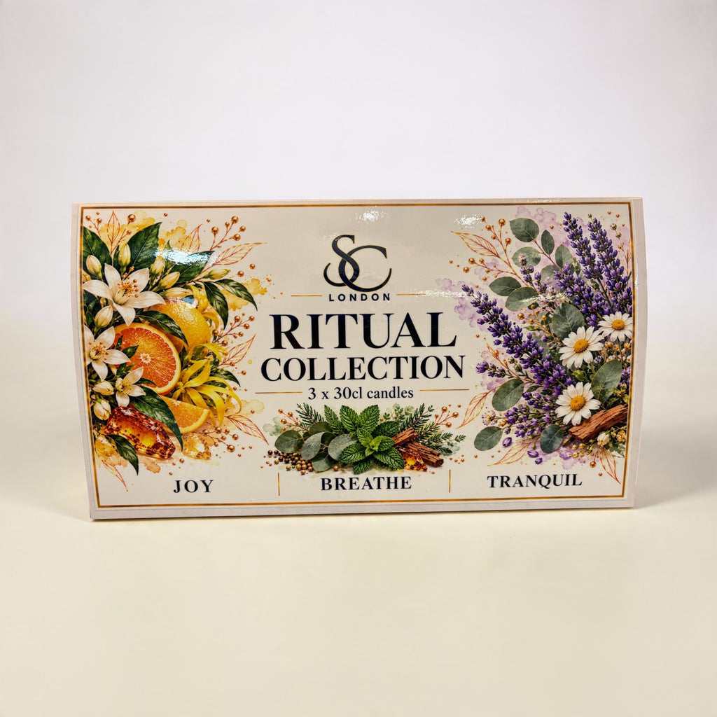 Luxury Therapy Candle Gift Set – The Ritual Collection | 3 x 30cl Soy Candles