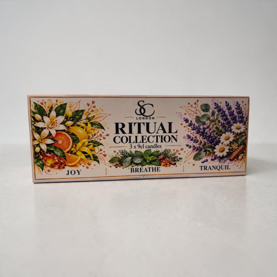 Luxury Mini Candle Gift Set – The Ritual Collection | 3 x 9cl Soy Therapy Candles