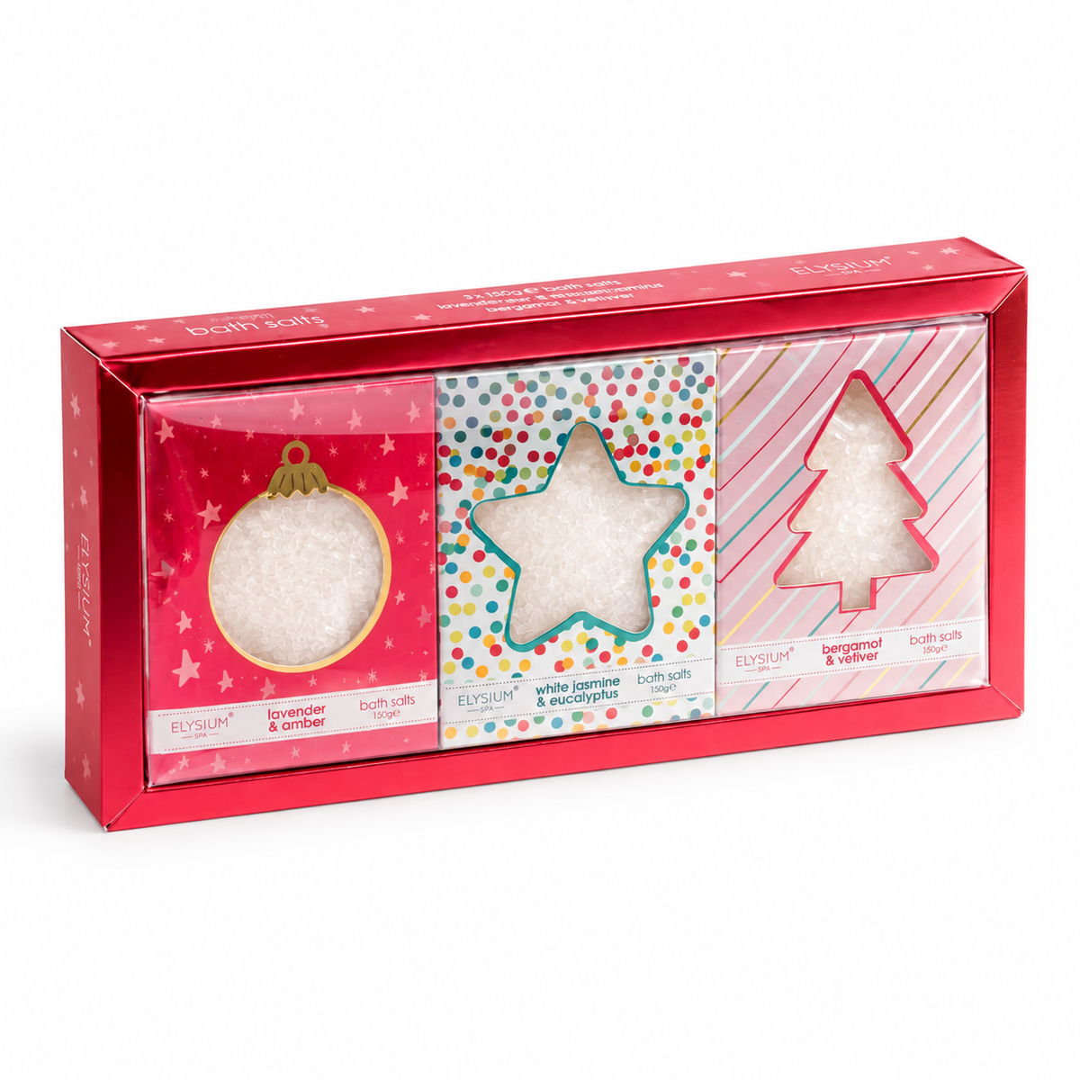 Elysium Spa festive bath salts gift set