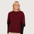 Women’s Possum Merino & Silk Split Sleeve Poncho