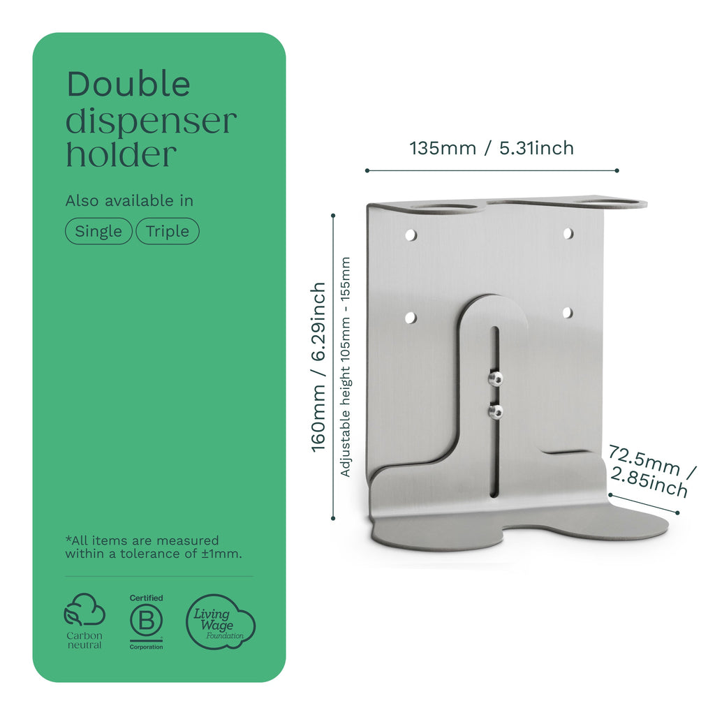 Nickel Double Bottle Holder
