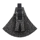 Gray Leopard Print