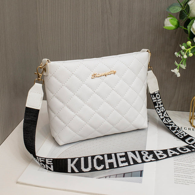 Small Messenger Bag For Women Trend Lingge Embroidery Female Shoulder Bags Fashion Chain Ladies Crossbody Purse - 𝓢𝓱𝓸𝓹𝓵𝓮𝓬𝔂