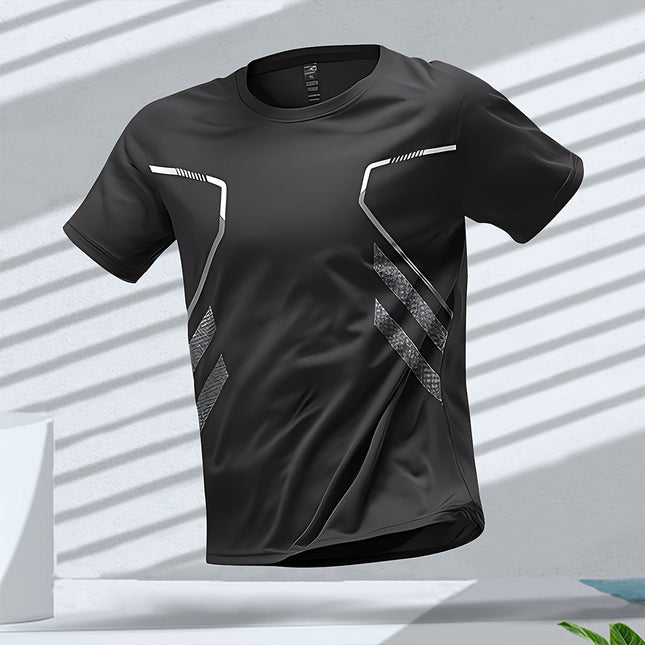 Solid Color Pattern Sports T-shirt - 𝓢𝓱𝓸𝓹𝓵𝓮𝓬𝔂