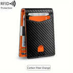 Carbon Fiber Black Orange