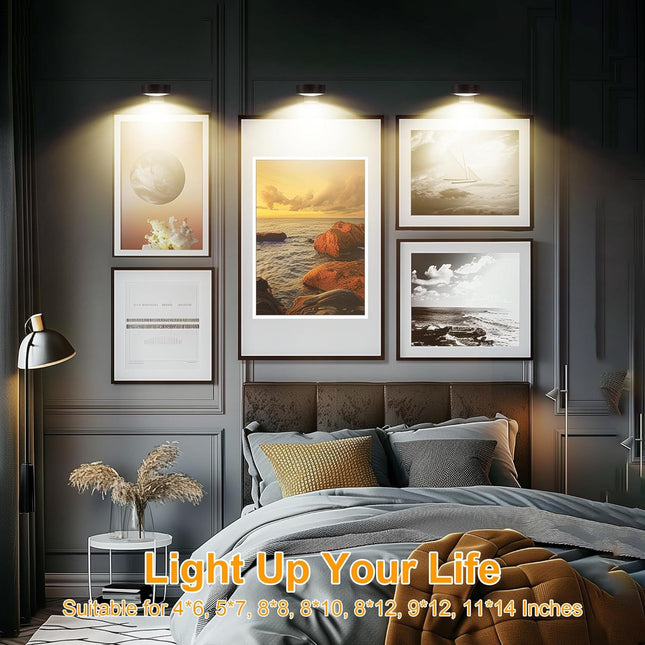 LED Art Display Light Golden Battery Powered - 𝓢𝓱𝓸𝓹𝓵𝓮𝓬𝔂