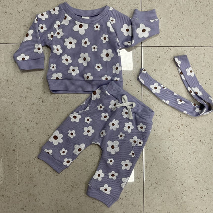 Personality New Waffle Print Sweater Suit - 𝓢𝓱𝓸𝓹𝓵𝓮𝓬𝔂