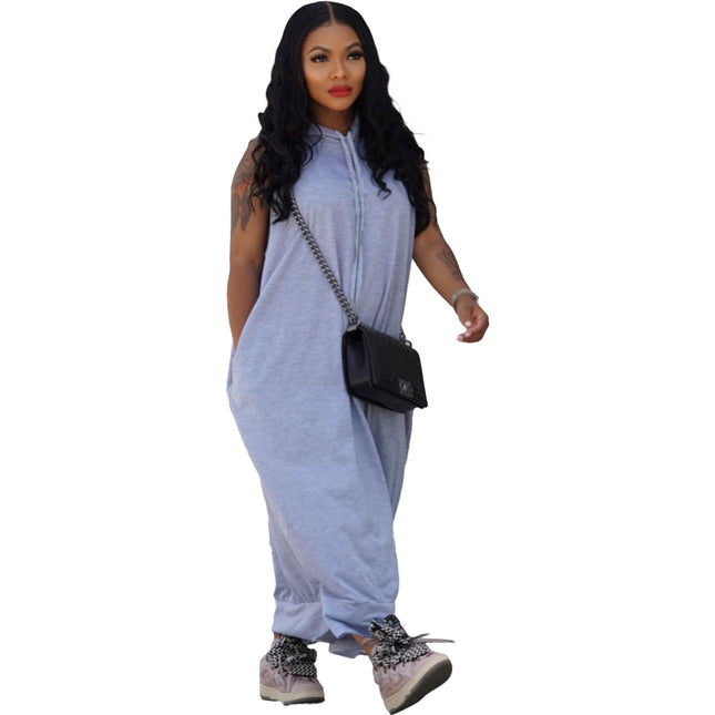 Women's Cape Sleeveless Pocket Loose Dress - 𝓢𝓱𝓸𝓹𝓵𝓮𝓬𝔂